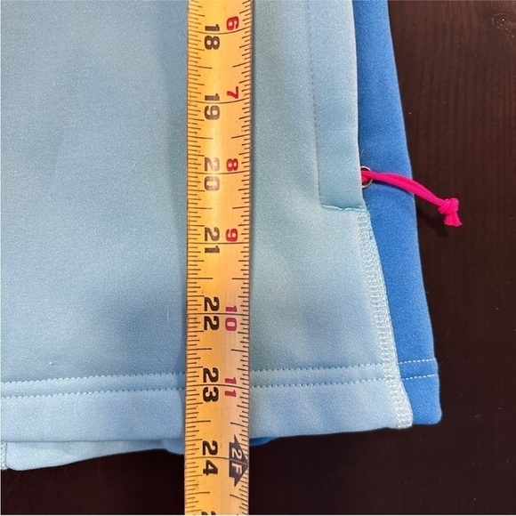 North Face Polartec Fleece Jacket Light Blue Pink Full Zip Small Transitional - Picture 10 of 13